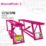 BendPak | Limited-Edition Pink QuickJack 8000TL Portable Car Lift, 8000-lb Capacity, 24.25″ Rise, 70.75″ Frame Length (8000TL*)