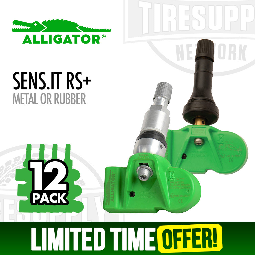 Alligator | 12-Pack Sens.It RS+ Dual Frequency Universal TPMS Sensor - Metal (591132) or Rubber (591134)