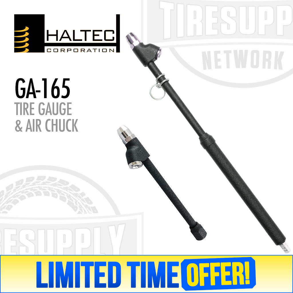 Haltec | Dual Foot Air Gauge and Air Chuck Combo (GA-165*)