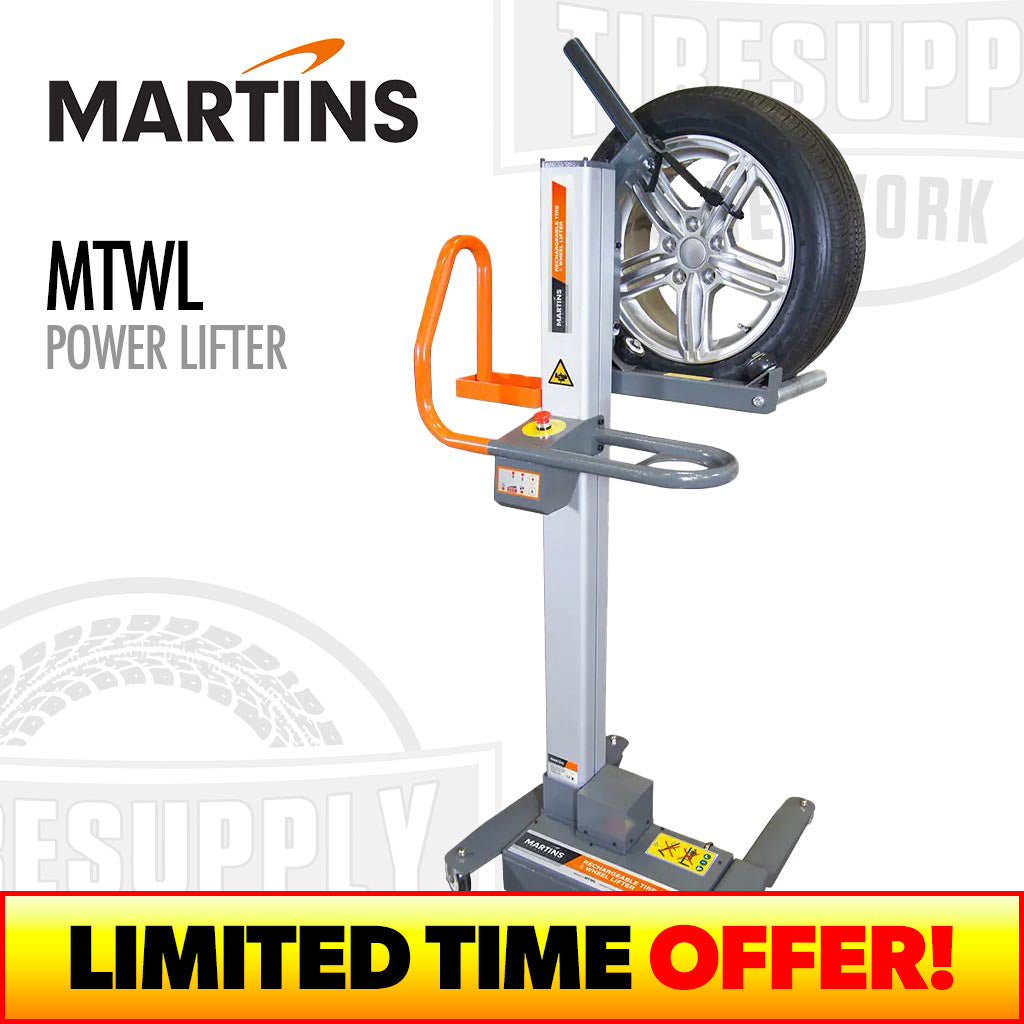Martins MTWL | Power Lifter to Lift Tire & Wheel Assemblies for Car, SUV & Light Trucks
