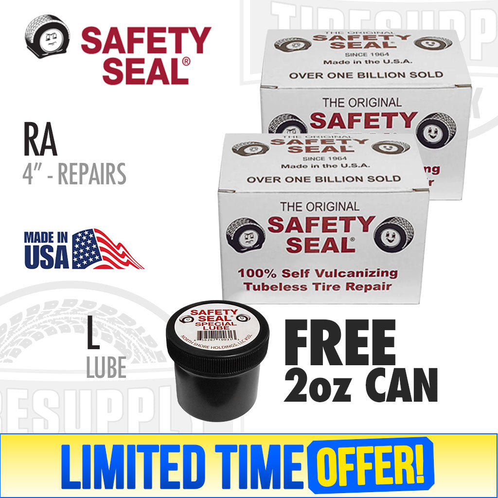 Safety Seal | 4&quot; Auto/LT Repair Refill - 2 Boxes Get a FREE Lube (RA-L)