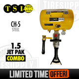 TSI | Cheetah CH-5 Steel Tank + 1.5 Jet Pak - Combo (CH-5-JP*)