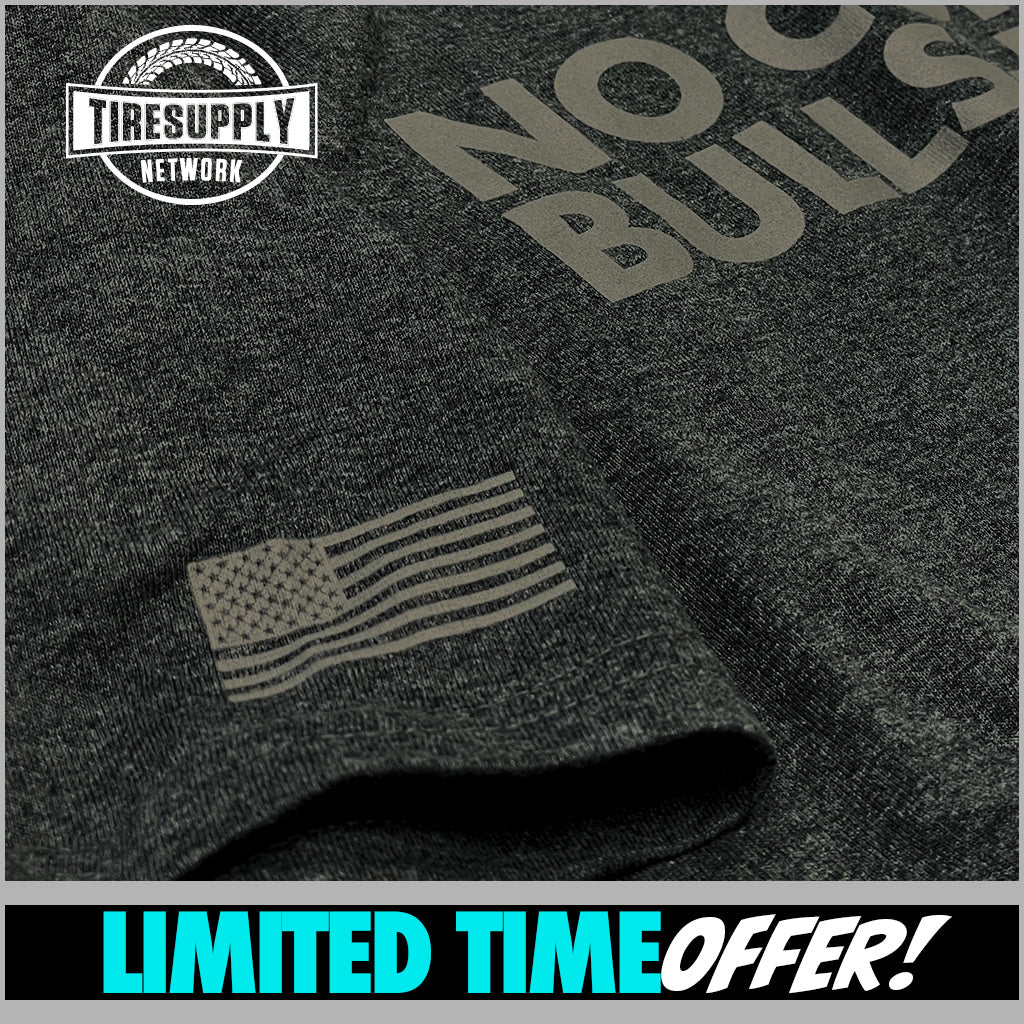 Tire Supply Network | T-Shirt NOBS Dark Htr Gray - Choose L, XL, 2XL (TSN-NOBS*)