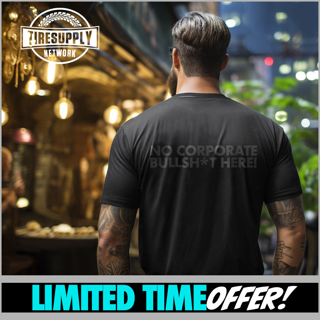 Tire Supply Network | T-Shirt NOBS Dark Htr Gray - Choose L, XL, 2XL (TSN-NOBS*)