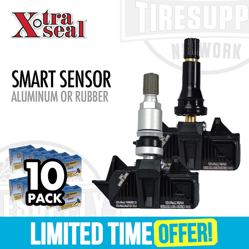 Xtra Seal | 10-Pack Multi-Frequency TPMS Smart Sensor - Rubber (17-43041*) or Aluminum (17-43042*)