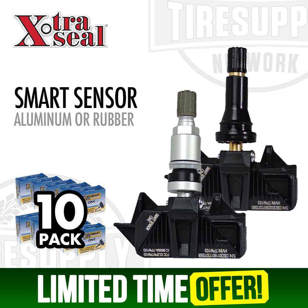 Xtra Seal | 10-Pack Multi-Frequency TPMS Smart Sensor - Aluminum (17-43042*) or Rubber (17-43041*)