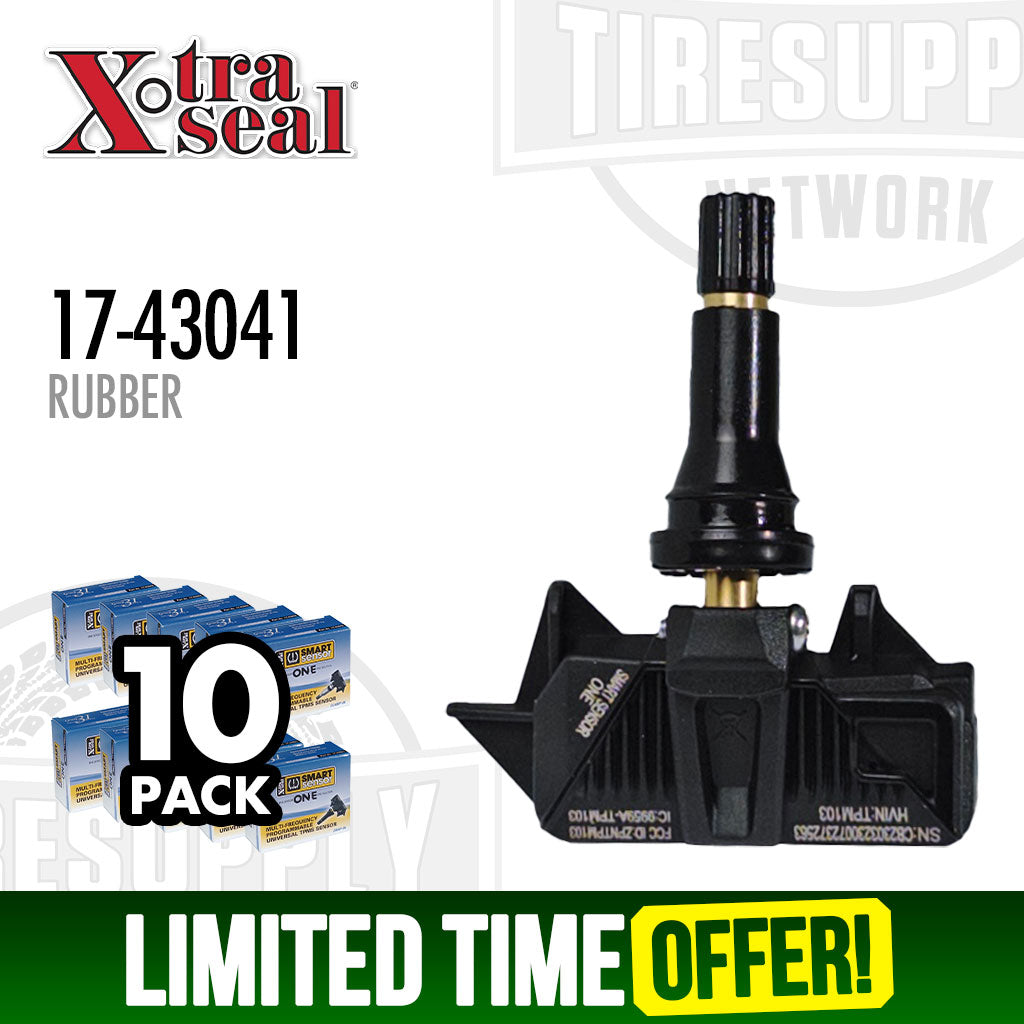 Xtra Seal | 10-Pack Multi-Frequency TPMS Smart Sensor - Aluminum (17-43042*) or Rubber (17-43041*)