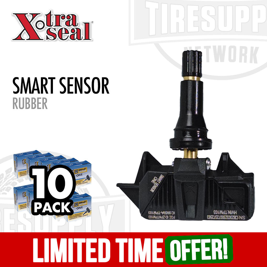 Xtra Seal | 10-Pack Multi-Frequency TPMS Smart Sensor - (Aluminum