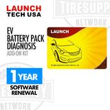 Launch Tech USA EV Battery Pack Diagnosis Add-On Kit - 1 Year Software Renewal. 301181127.