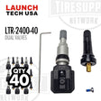 Launch Tech USA LTR-2400-40 TPMS Sensors Dual Valves Metal Rubber