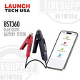 Launch Tech USA BST360 Bluetooth Battery Tester