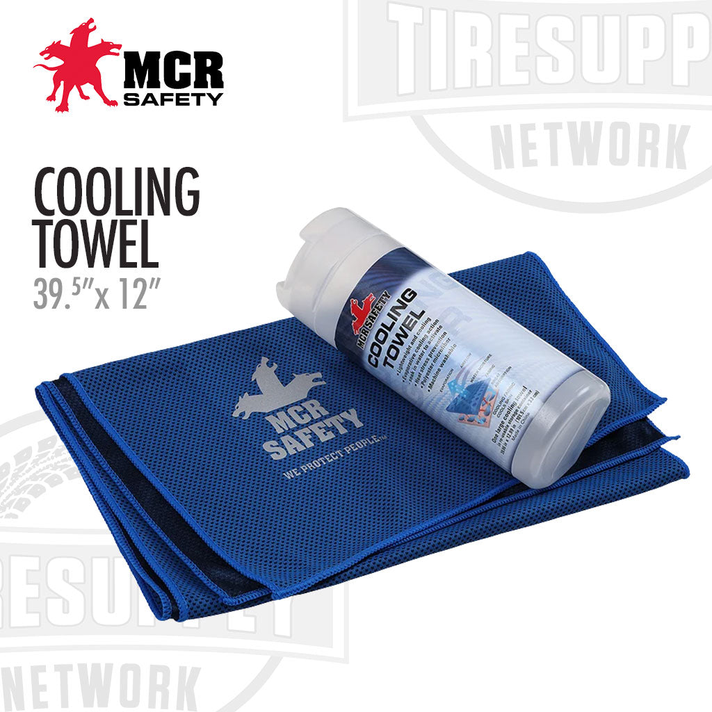 MCR Safety CT100 | Blue Cooling Towel - 39.5"x 12"