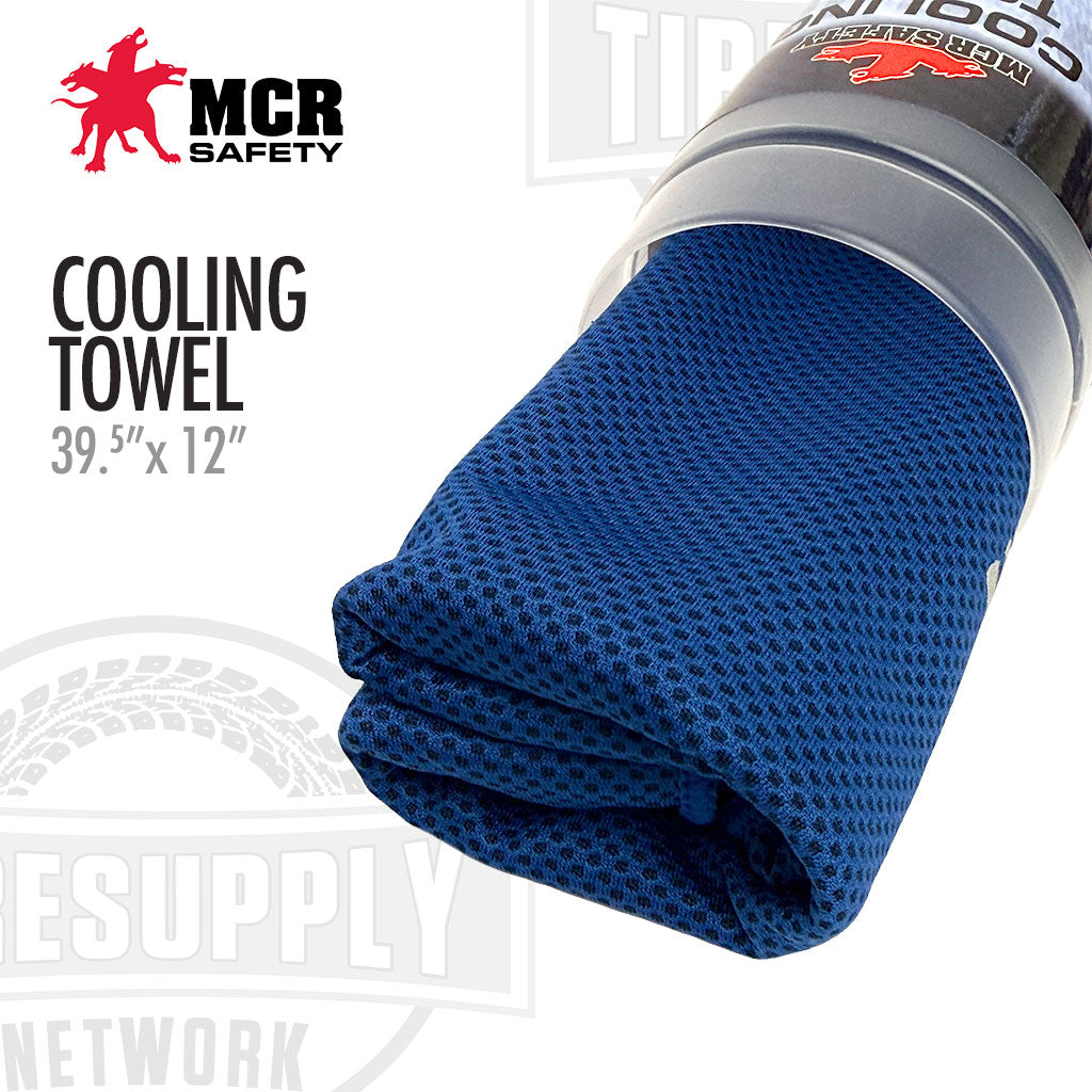 MCR Safety CT100 | Blue Cooling Towel - 39.5"x 12"
