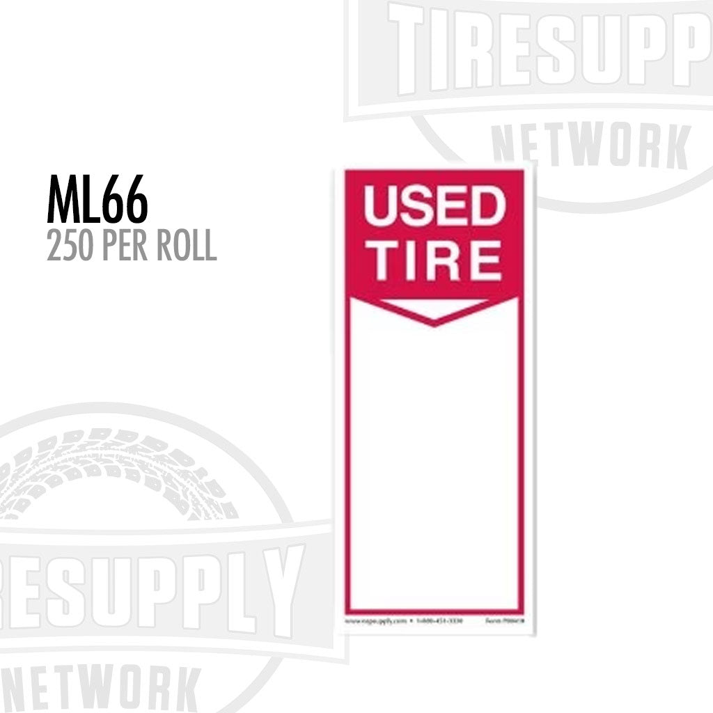 Tire Sale Labels (250 Per Roll) (ML66)