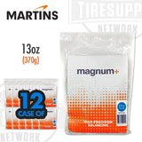 Magnum high-precision balancing product packaging with Martins and TIRESUPP Network branding. MTP400