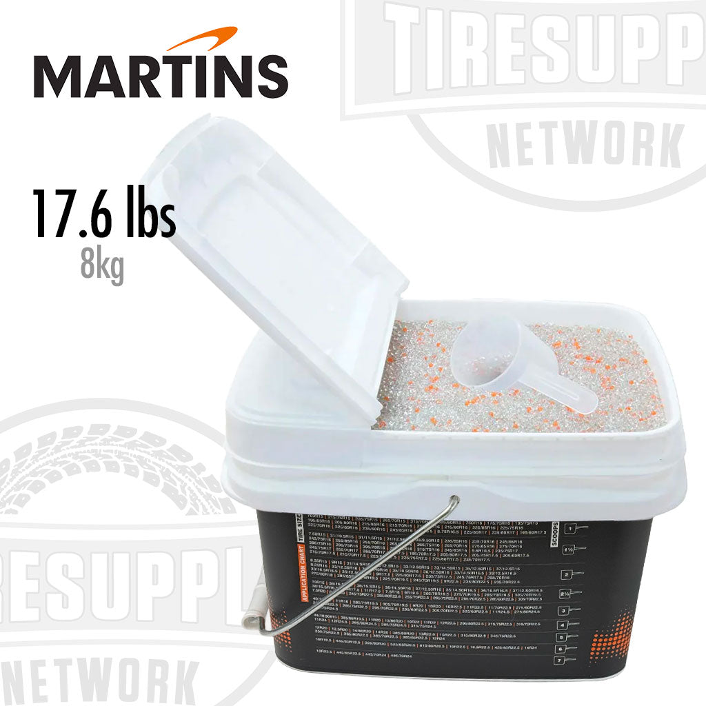 Martins MBP8KG | Magnum+ Tire Balancing Beads 17.6 lbs Bulk Tub Bucket