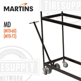 Martins | Dolly for MTD-60 & MTD-72 Mobile Tire Display Racks (MD)