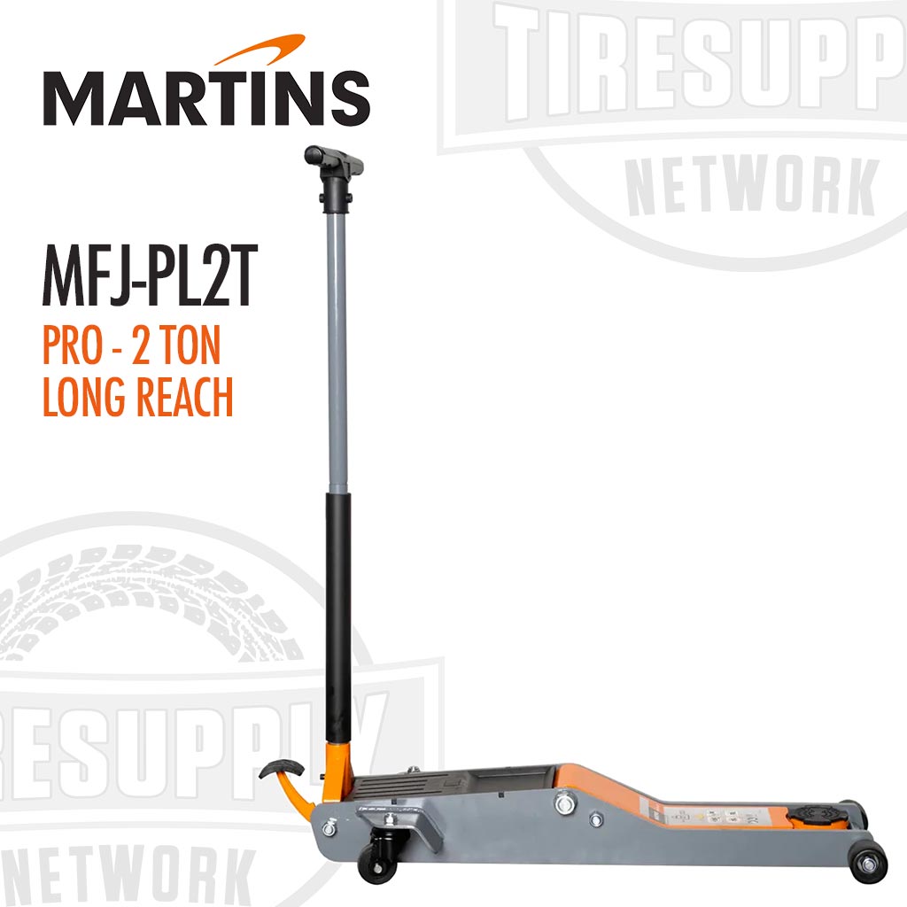 Martins MFJ-PL2T | Professional Long Reach 2-Ton Floor Jack – Tire