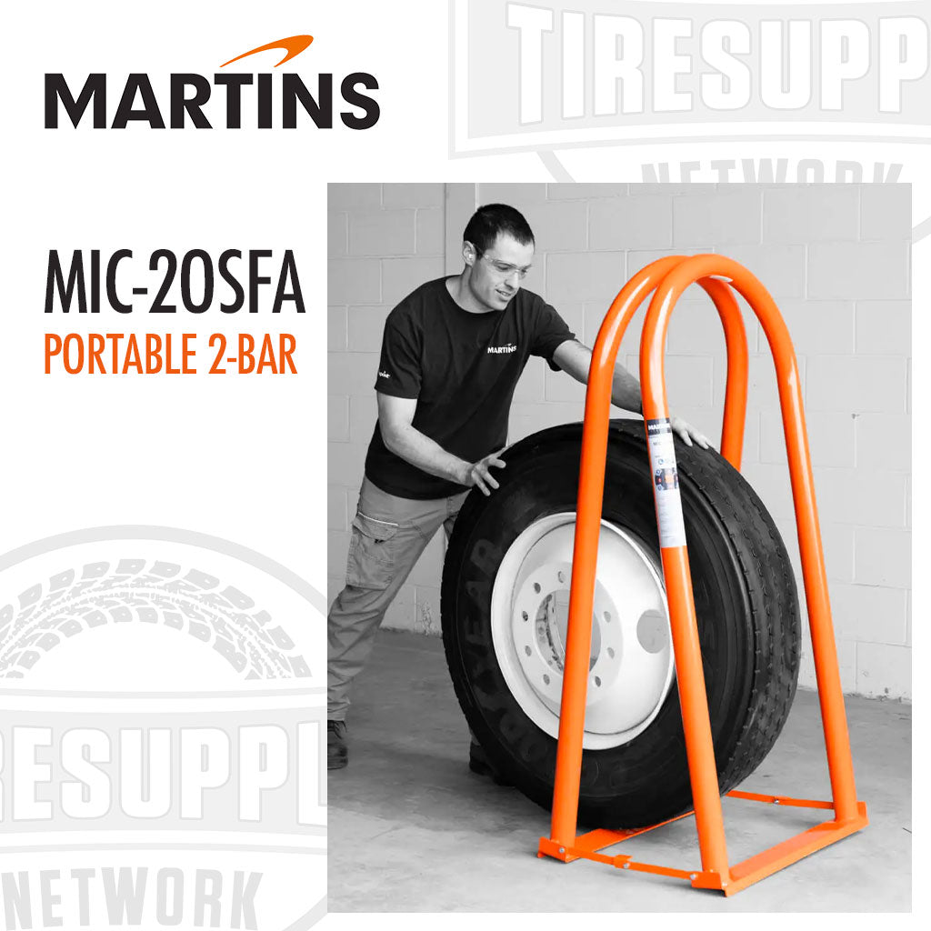 Martins | Portable 2-Bar Tire Inflation Cage - One Size Fits All (MIC-2OSFA)