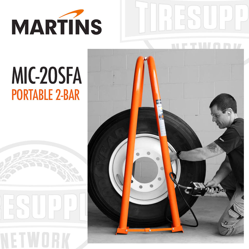 Martins | Portable 2-Bar Tire Inflation Cage - One Size Fits All (MIC-2OSFA)