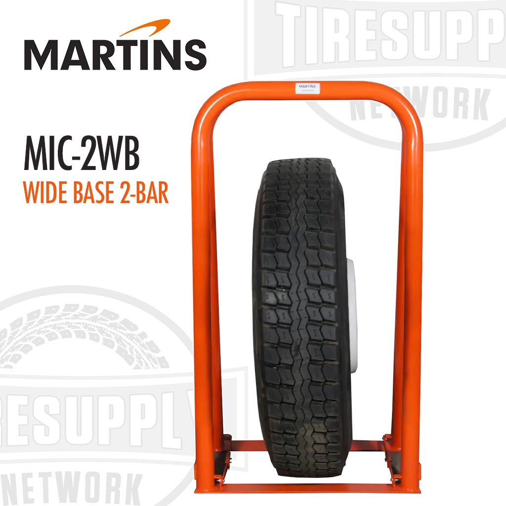 Martins | Wide-Base Portable 2-Bar Tire Inflation Cage (MIC-2WB)