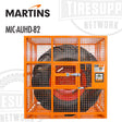 Martins MIC-AUHD-82 automatic heavy duty earthmover OTR tire inflation cage