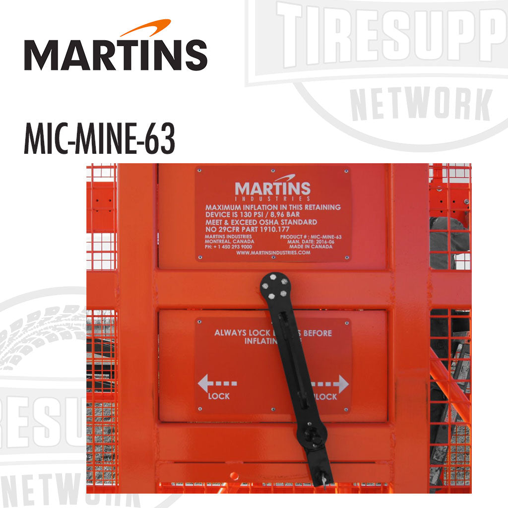 Martins MIC-MINE-63 | OTR & Mining Tires Inflation Cage HD 200 Inches