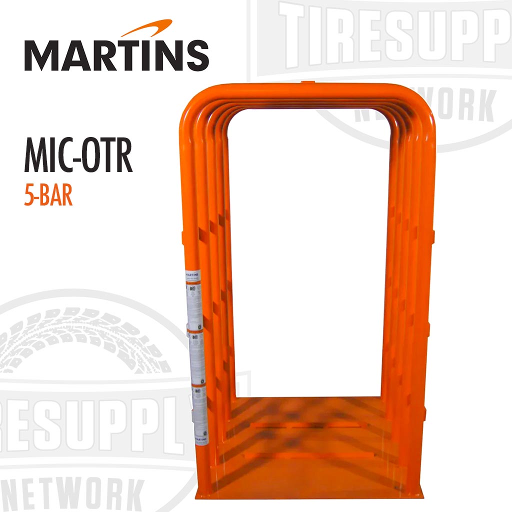 Martins | Heavy Duty OTR 5-Bar Tire Inflation Cage (MIC-OTR)