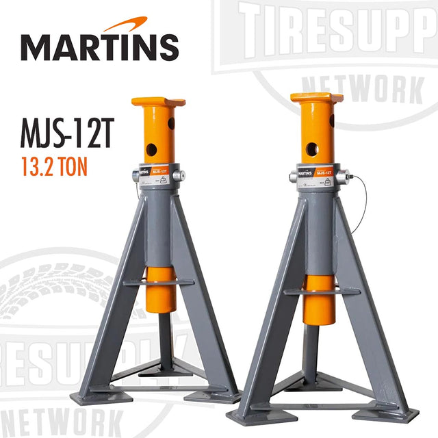 Martins MJS-12T, 13.2-ton, professional jack stands