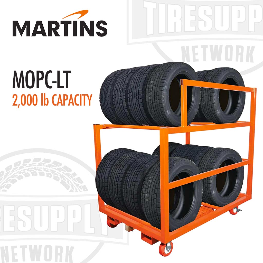Martins | Order Picking Mobile Cage for Passenger PCR, Light Truck, &amp; SUV Tires (MOPC-LT)