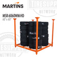 Martins MSR-6060WM-HD Stacking Tire Rack Wire Mesh Decking