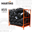 Martins MTLFD Passenger LT Truck Folding Rack - 1,280 lbs Capacity