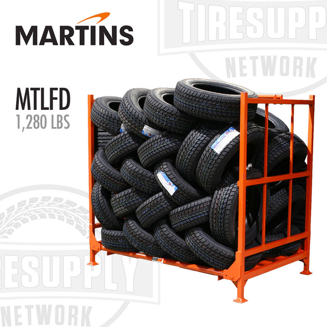 Martins MTLFD Passenger LT Truck Folding Rack - 1,280 lbs Capacity