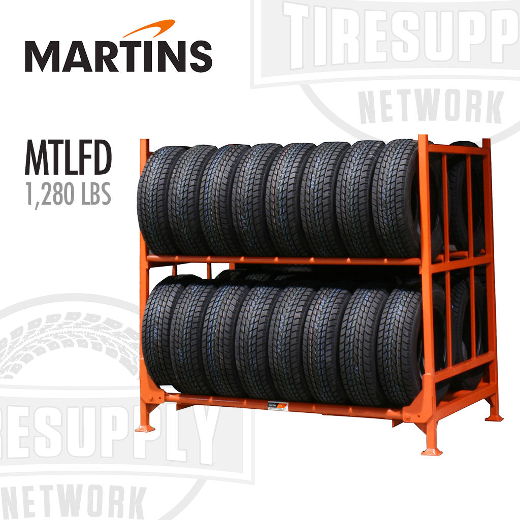 Martins MLTFD | Passenger and Light Truck Folding Rack for Tires