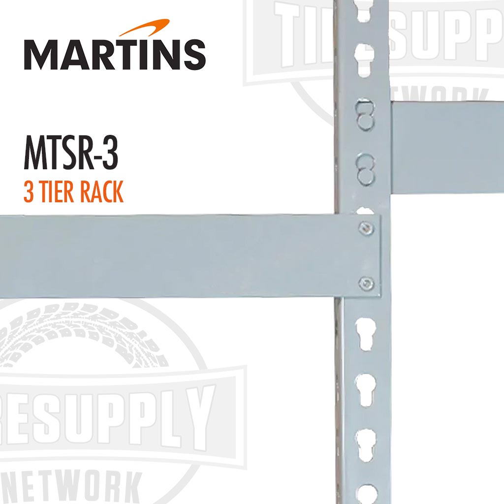 Martins | Tire Storage 3-Tier Shelving Rack For Passenger &amp; Light Truck Tires (MTSR-3)