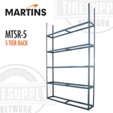 Martins | Tire Storage 5-Tier Shelving Rack for Passenger & Light Truck Tires (MTSR-5)
