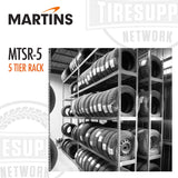 Martins | Tire Storage 5-Tier Shelving Rack for Passenger & Light Truck Tires (MTSR-5)