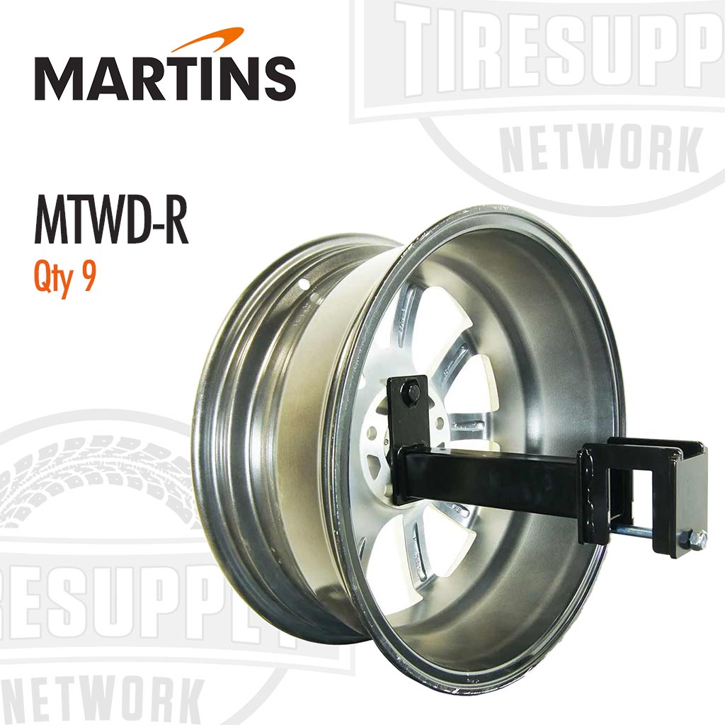 Martins | Set of 9 Wheel Brackets for MTWD-PCR Passenger Car Tire & Wheel Display (MTWD-R)
