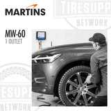 Martins | Flatematic Single Outlet Wall-Mounted Automatic Tire Inflator with 25′ Hose (MW-60)