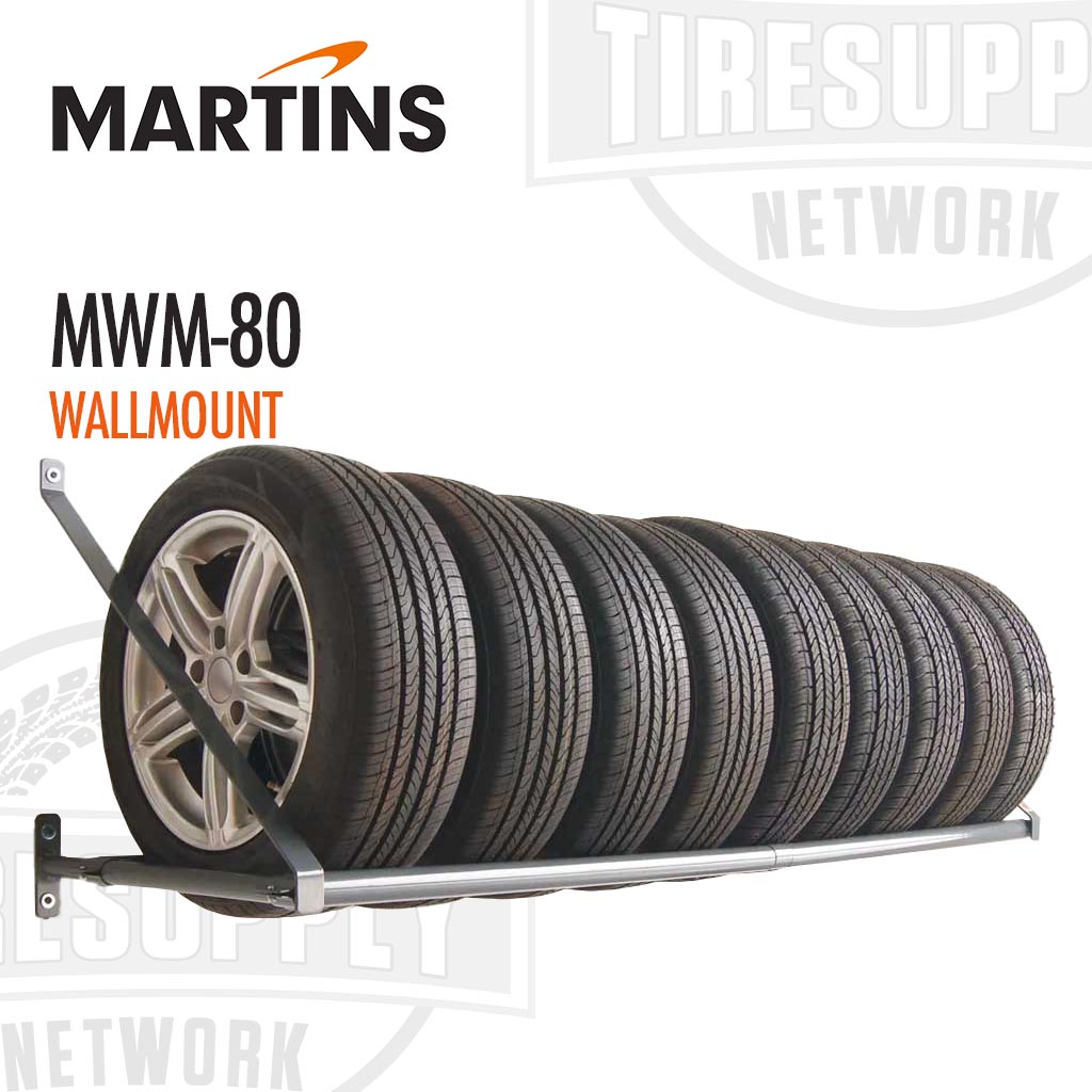 Martins | Wall-Mount Tire Storage Rack (MWM-80) - Tire Supply Network