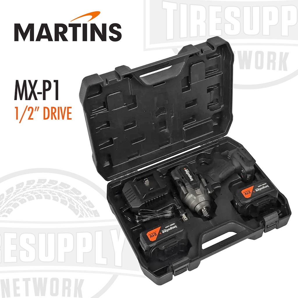 Martins | Impulse 1/2″ Drive Cordless Rechargeable Battery Impact Wrench 797 ft-lbs (MX-P1)