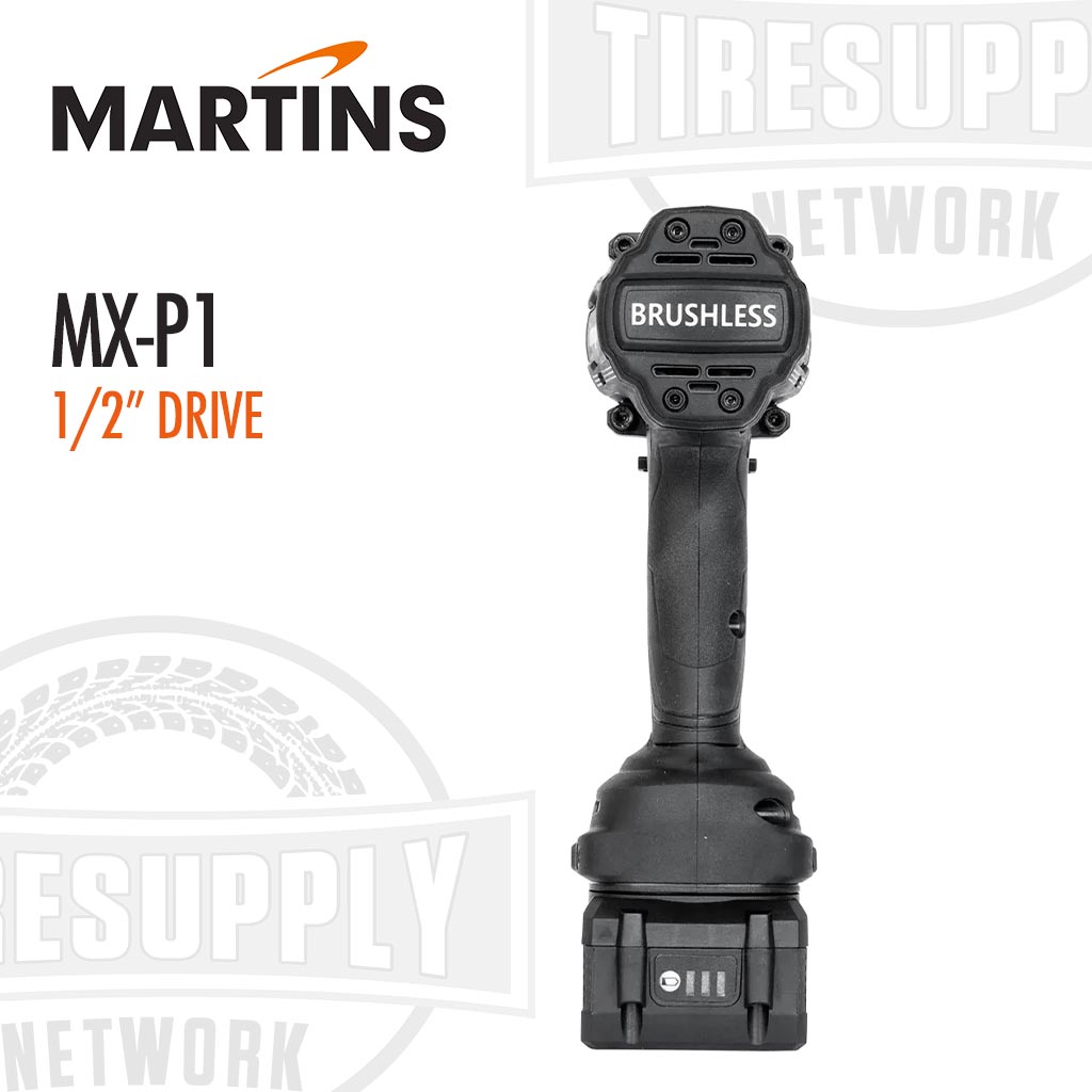 Martins | Impulse 1/2″ Drive Cordless Rechargeable Battery Impact Wrench 797 ft-lbs (MX-P1)