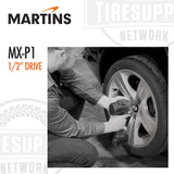 Martins | Impulse 1/2″ Drive Cordless Rechargeable Battery Impact Wrench 797 ft-lbs (MX-P1)
