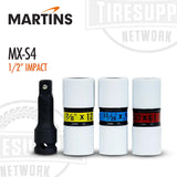 Martins | Impulse 1/2″ Drive 3-Piece Impact Wrench Flip Sockets (MX-S4)
