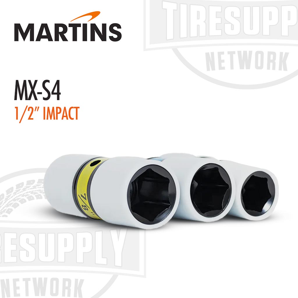 Martins | Impulse 1/2″ Drive 3-Piece Impact Wrench Flip Sockets (MX-S4)