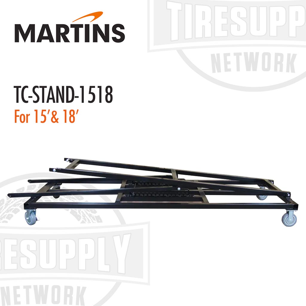 Martins |  Mobile Dolly & Stand for 15′ & 18′ Tire Conveyors TC-15 & TC-18 (TC-STAND-1518)