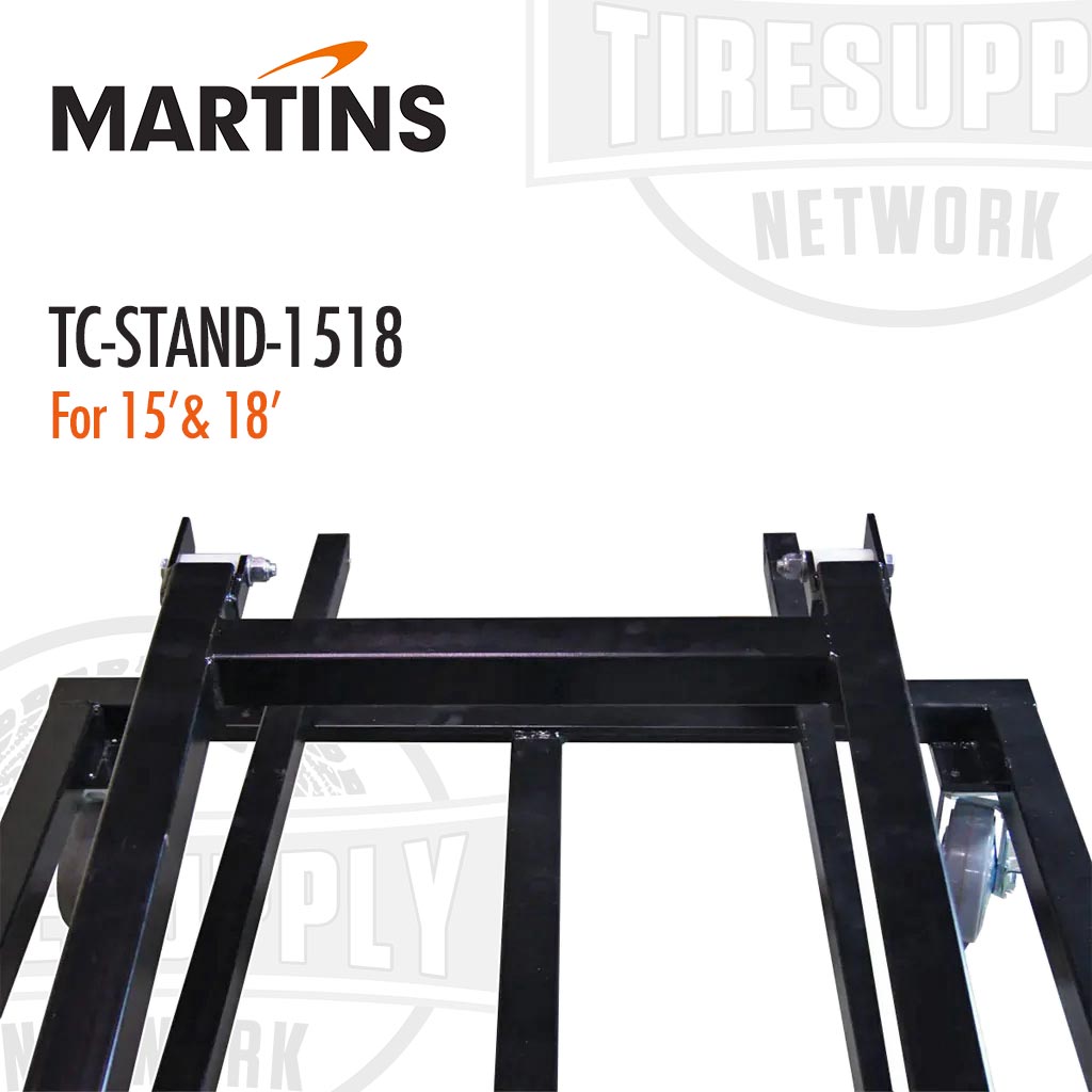 Martins |  Mobile Dolly & Stand for 15′ & 18′ Tire Conveyors TC-15 & TC-18 (TC-STAND-1518)