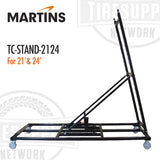 Martins | Mobile Dolly & Stand for 21′ & 24′ Tire Conveyors TC-21 & TC-24 (TC-STAND-2124)
