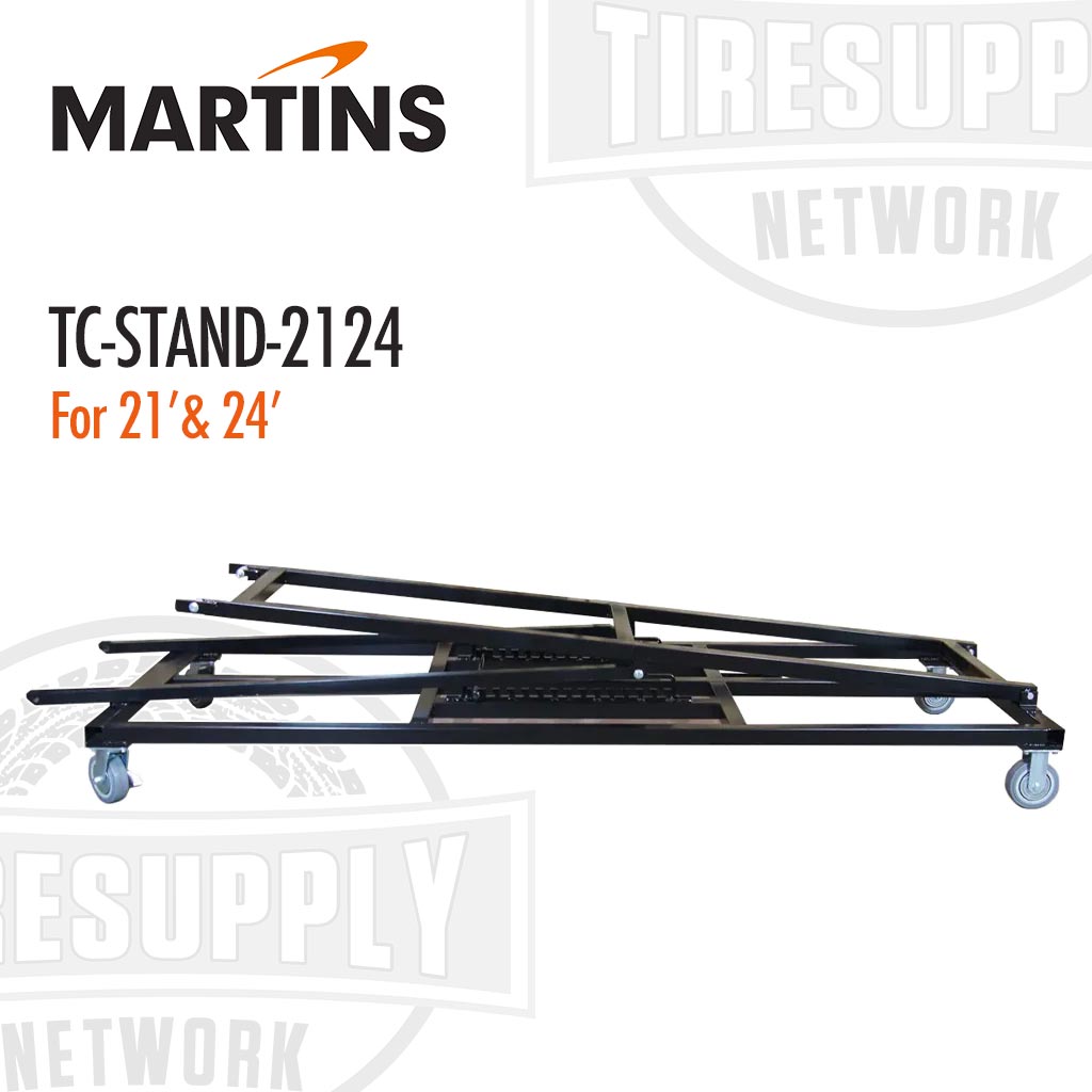 Martins | Mobile Dolly &amp; Stand for 21′ &amp; 24′ Tire Conveyors TC-21 &amp; TC-24 (TC-STAND-2124)