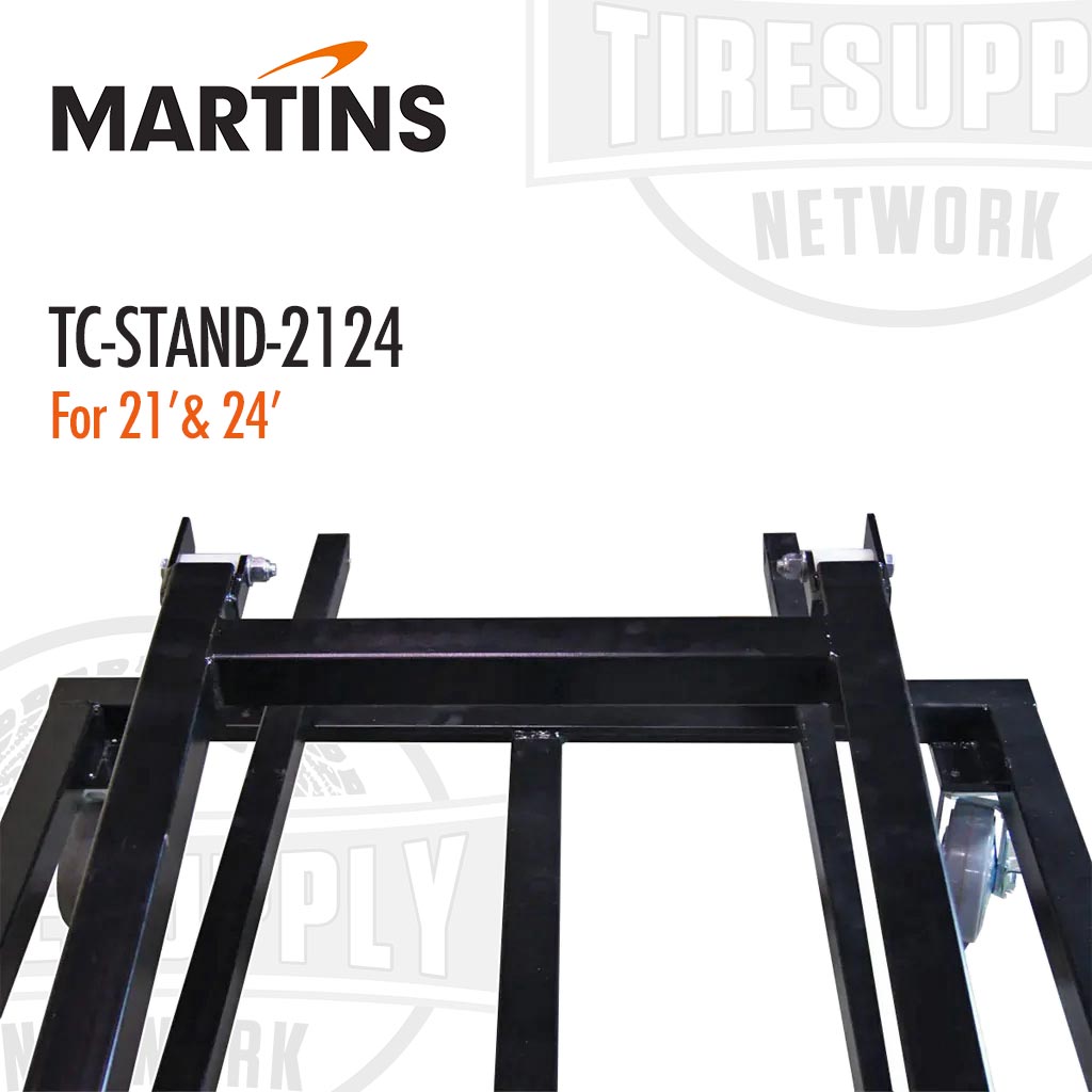 Martins | Mobile Dolly &amp; Stand for 21′ &amp; 24′ Tire Conveyors TC-21 &amp; TC-24 (TC-STAND-2124)